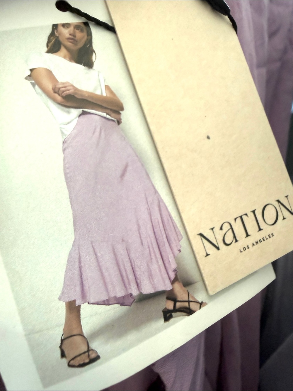 Nation Ltd - EVERLY SKIRT LAVENDER